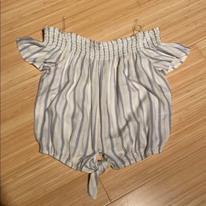 Mind Code Off-the-Shoulder Top Size S